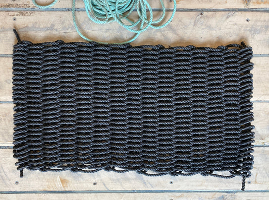 Rope Doormat BLACK + BLACK
