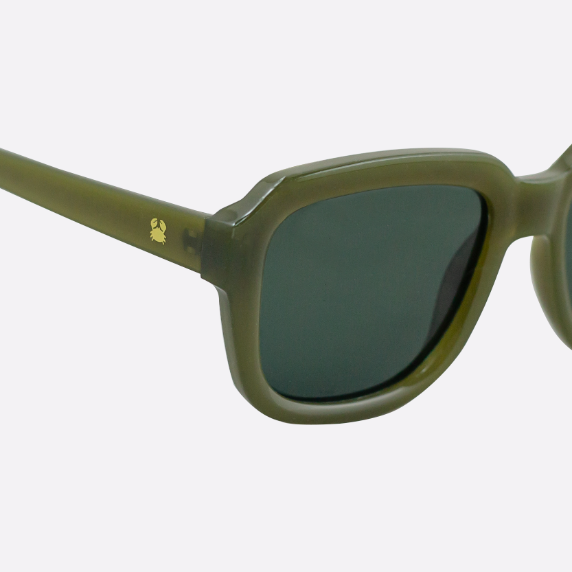 OCEANIDES POLARISED SUNGLASSES - PETREA DARK GREEN