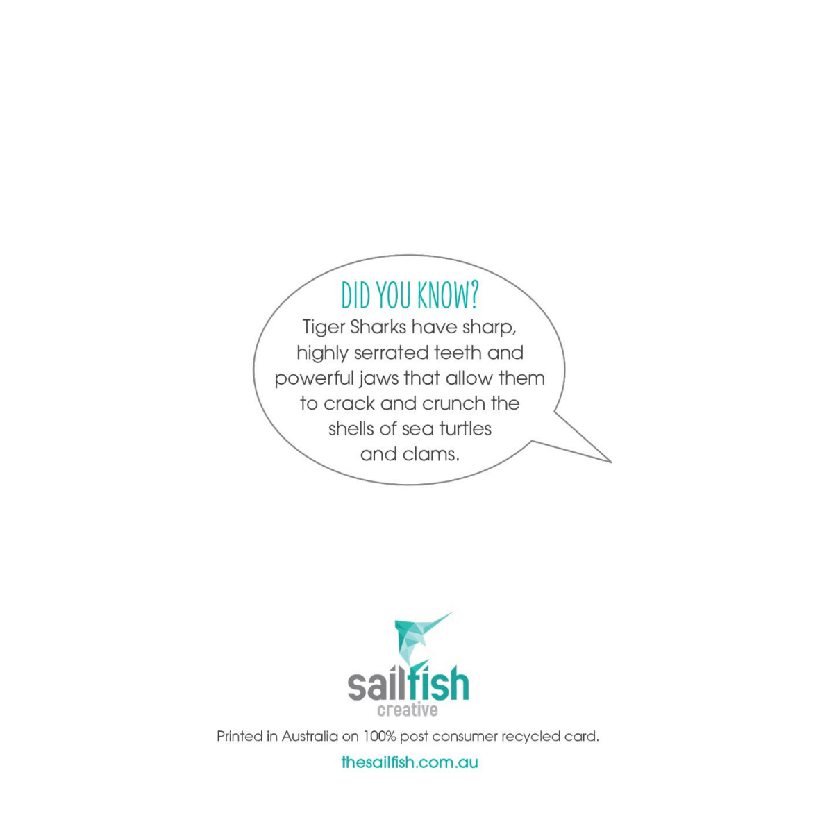 Other Card - Tiger Shark