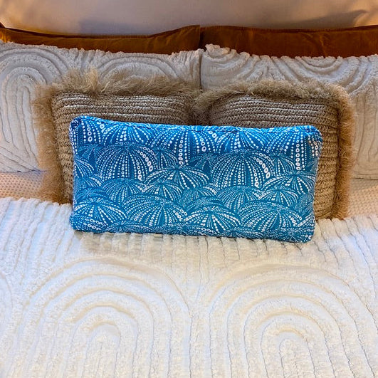 Outdoor / Indoor Long Cushion | Urchin, Teal