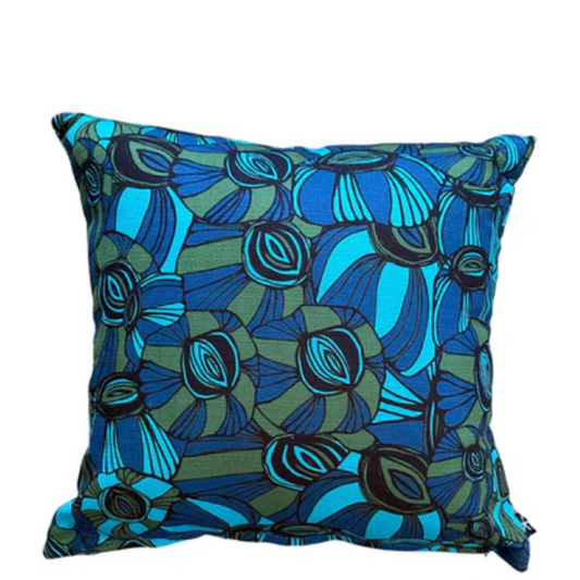 Barnacle Rockpool Cushion – Outdoor Coastal by Jess Scott