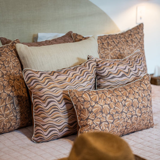 Linen Cushion Cover - Claytons - Straddie Stripe