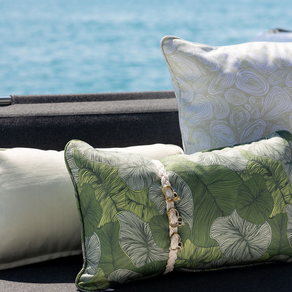 SEASCAPE MARINE CUSHION - CORAL - PALM