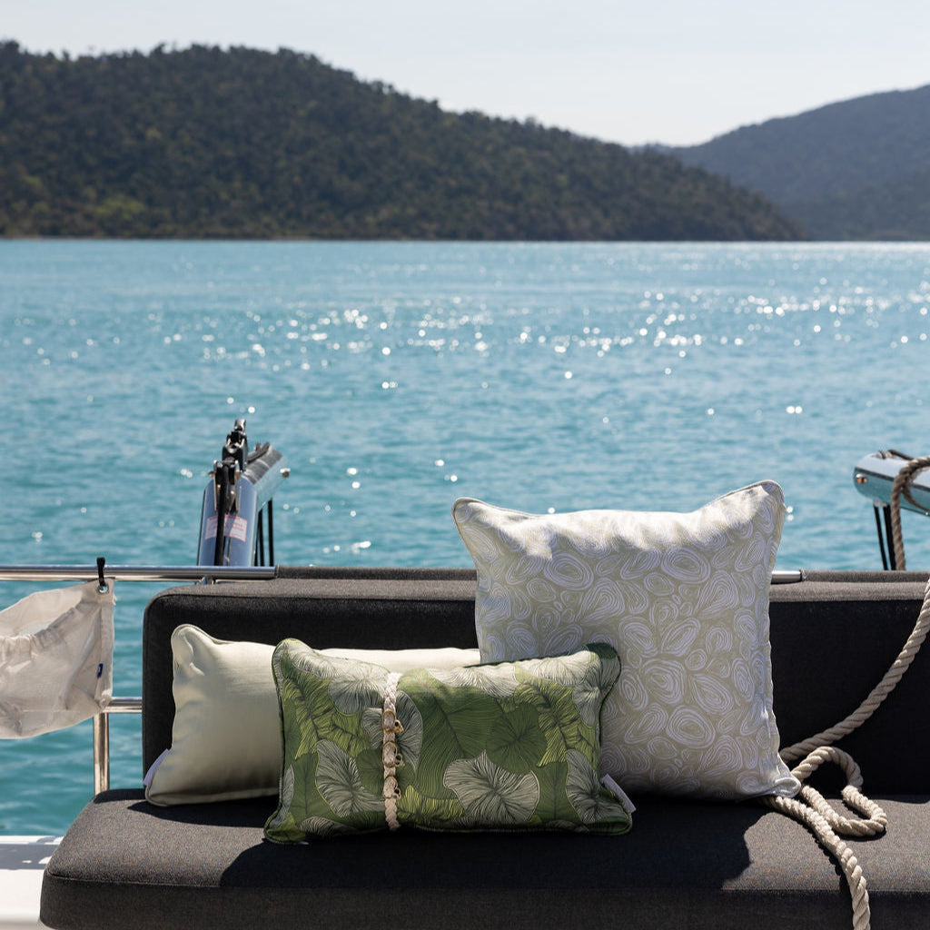 SEASCAPE MARINE CUSHION - CORAL - PALM