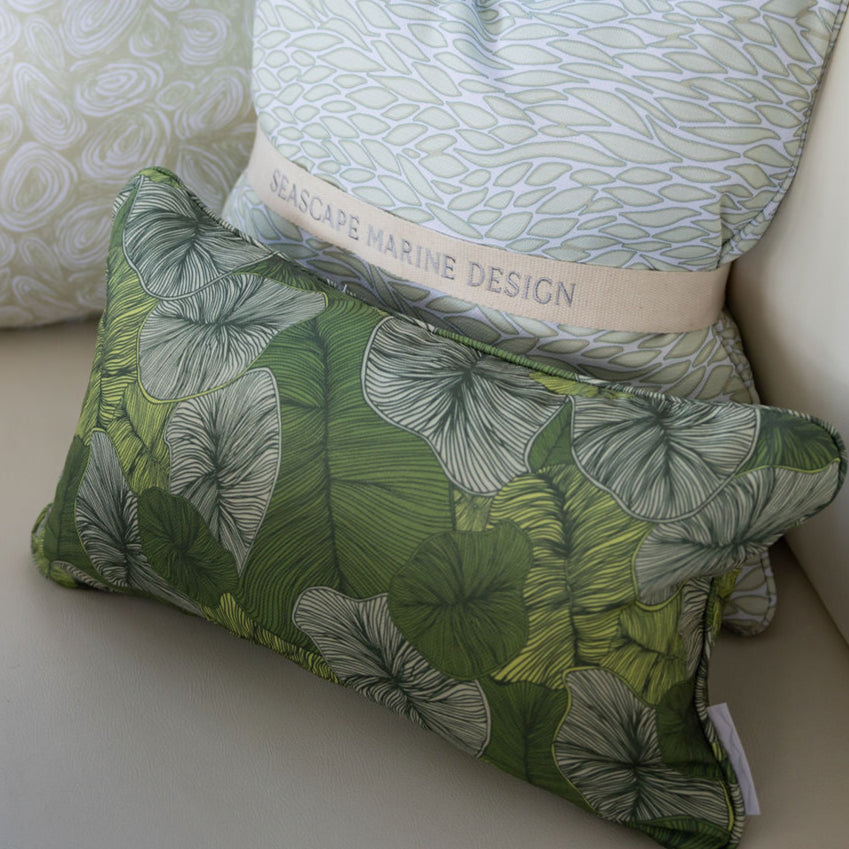 SEASCAPE MARINE CUSHION - CORAL - PALM