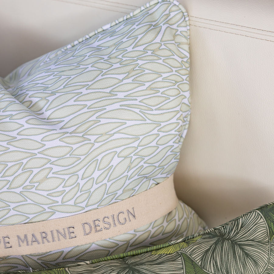 SEASCAPE MARINE CUSHION - FISH - PEARL