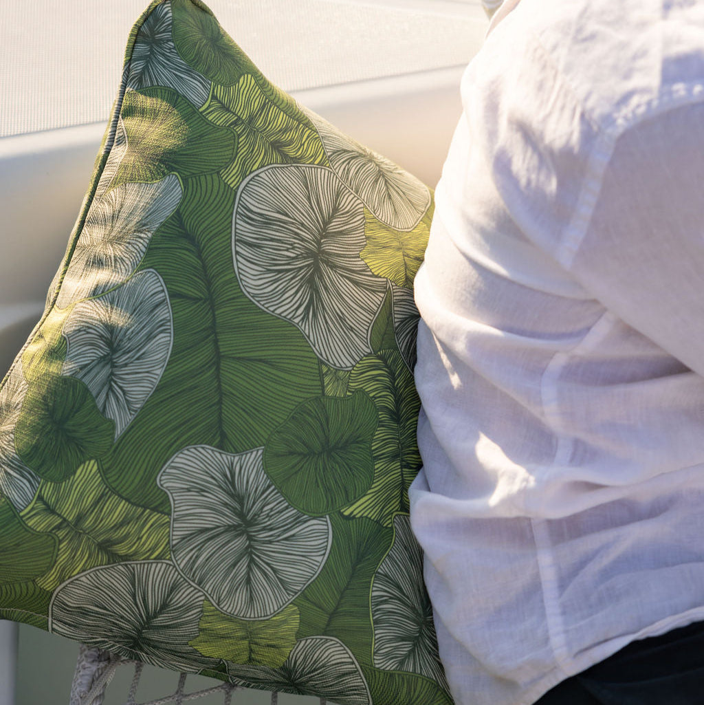 SEASCAPE MARINE CUSHION - CORAL - PALM
