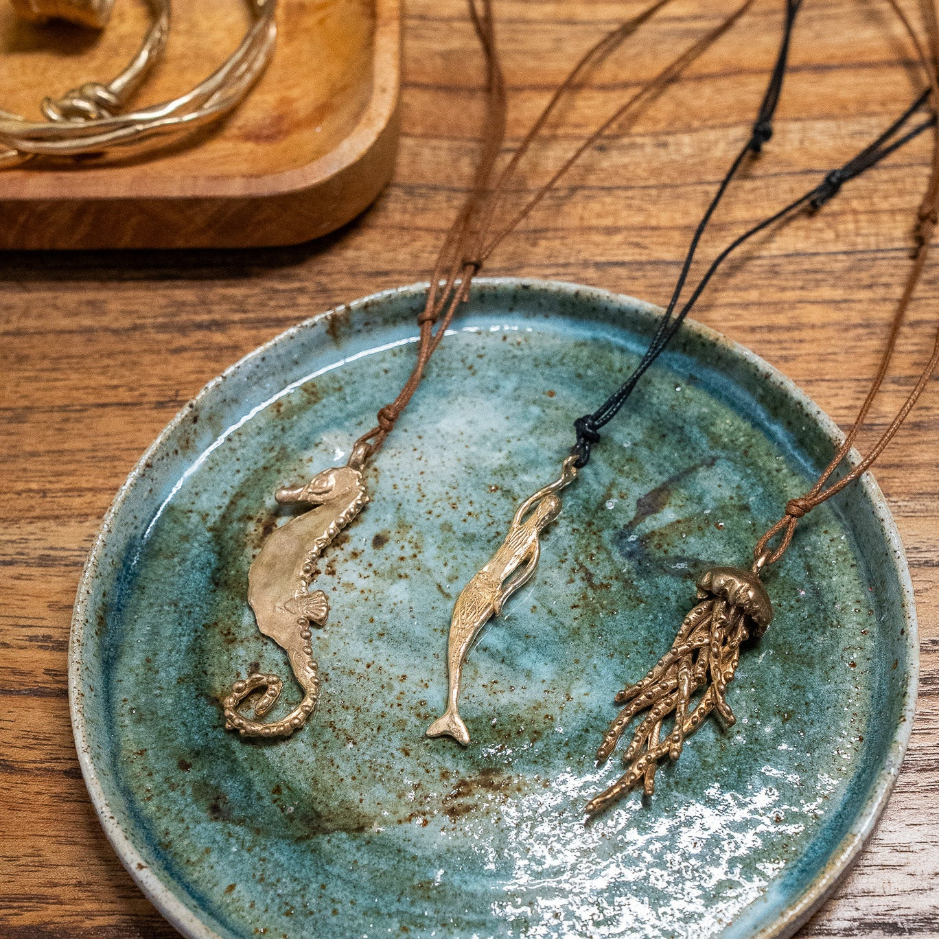 Elena Pendant - Bronze Mermaid