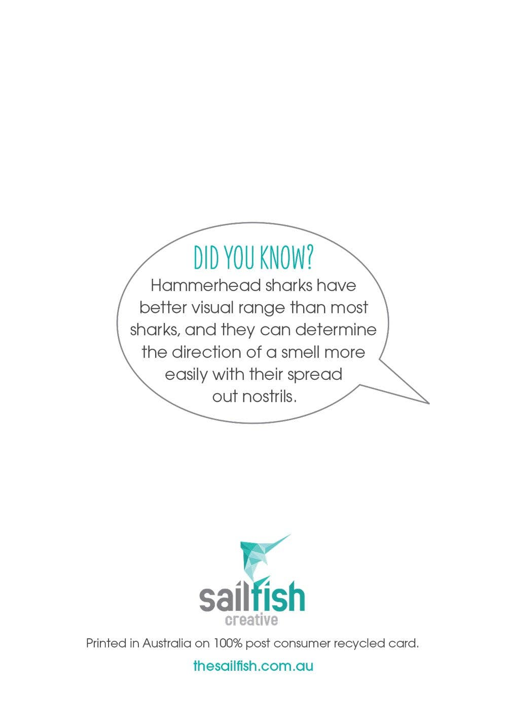 Other Card - Hammerhead Shark