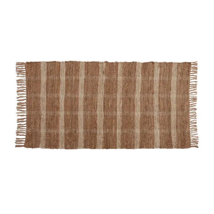 Leather Rug/Mat Terra Cotta