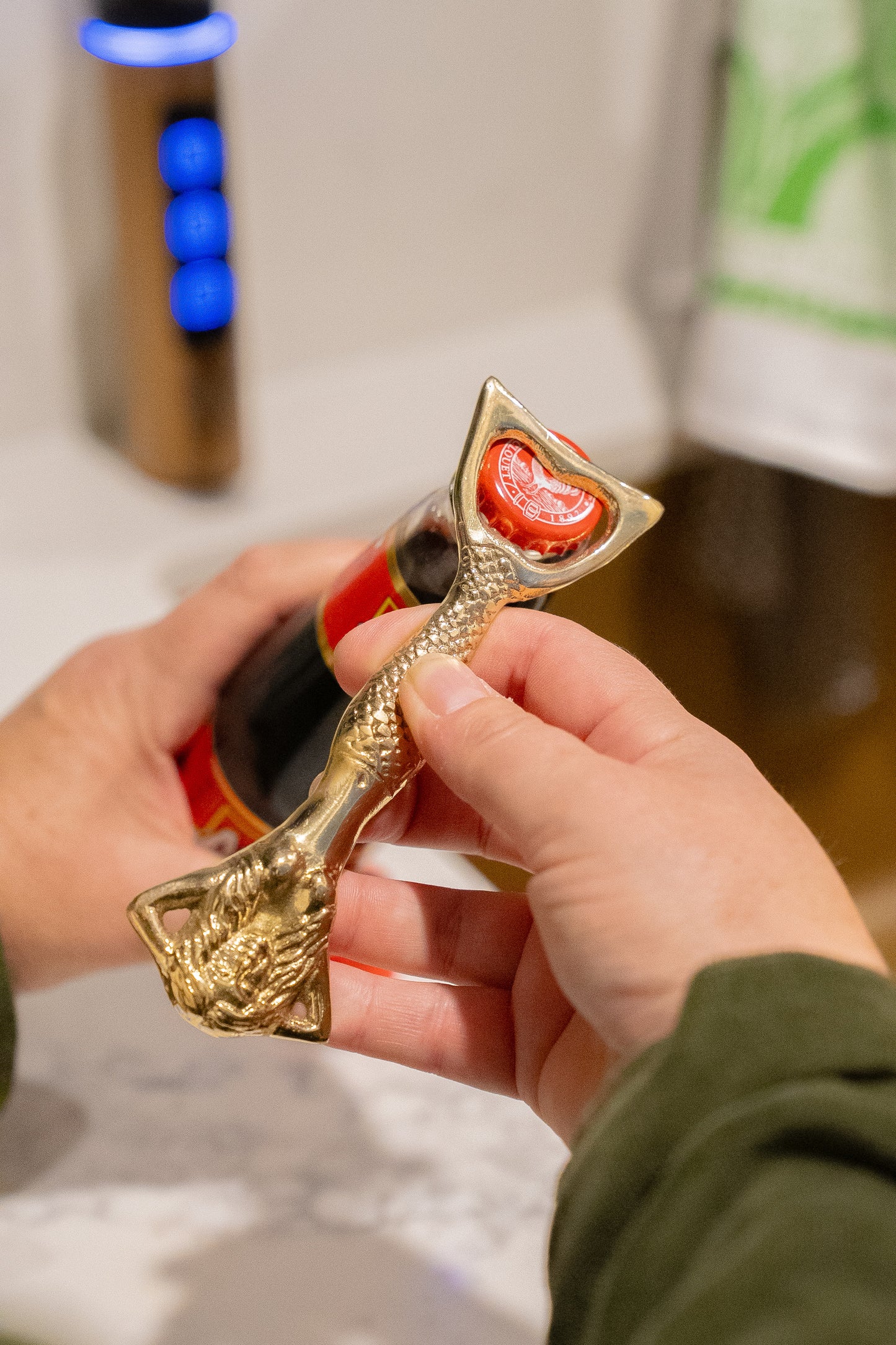 Brass Mermaid Bottle Opener