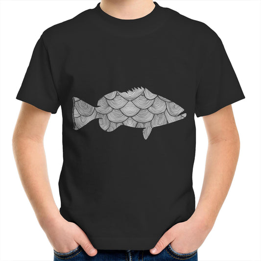 Printed to order- Kids  COD FISH  T-Shirt