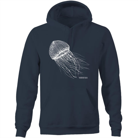 Printed to order- Unisex JELLYFISH - Hoodie with Pocket