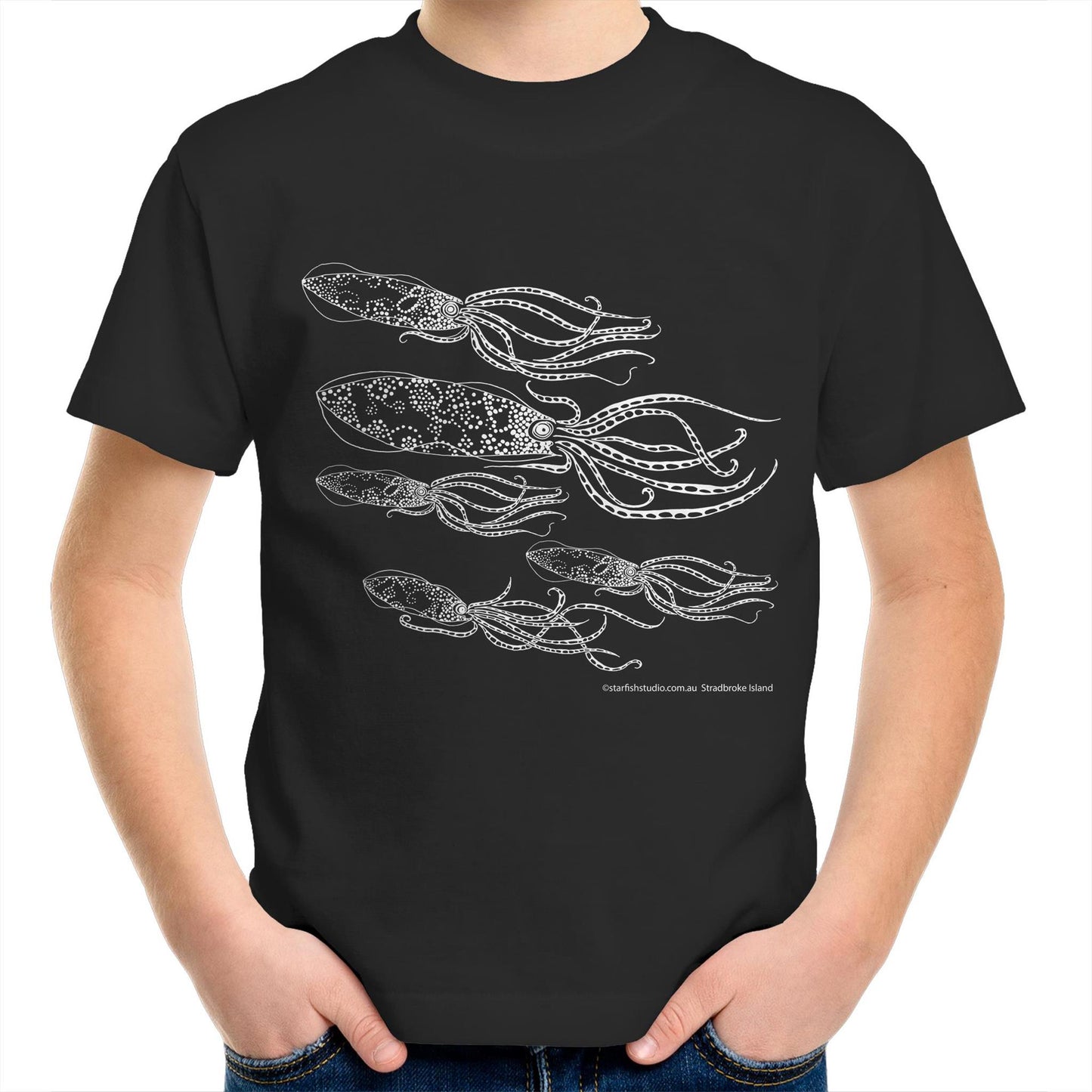 Printed to order- Kids SQUID T-Shirt
