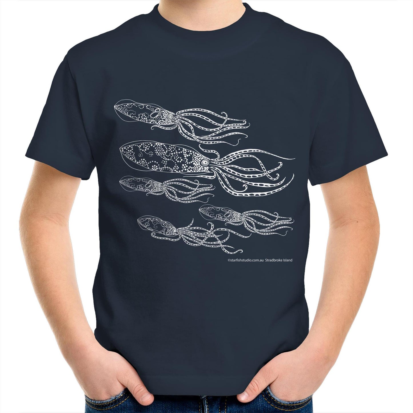 Printed to order- Kids SQUID T-Shirt