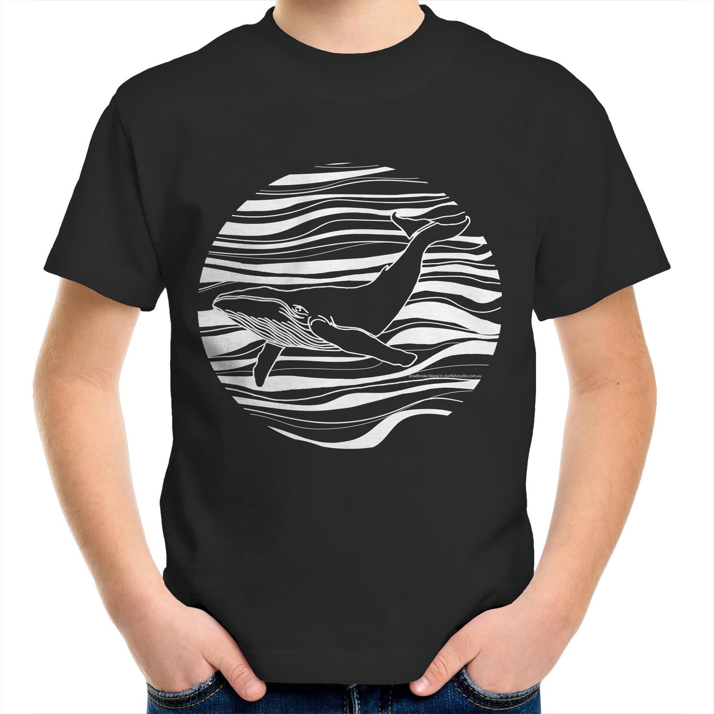 Printed to order- Kids WHALE T-Shirt