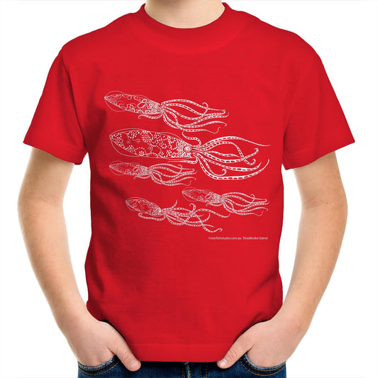 Printed to order- Kids  SQUID  T-Shirt