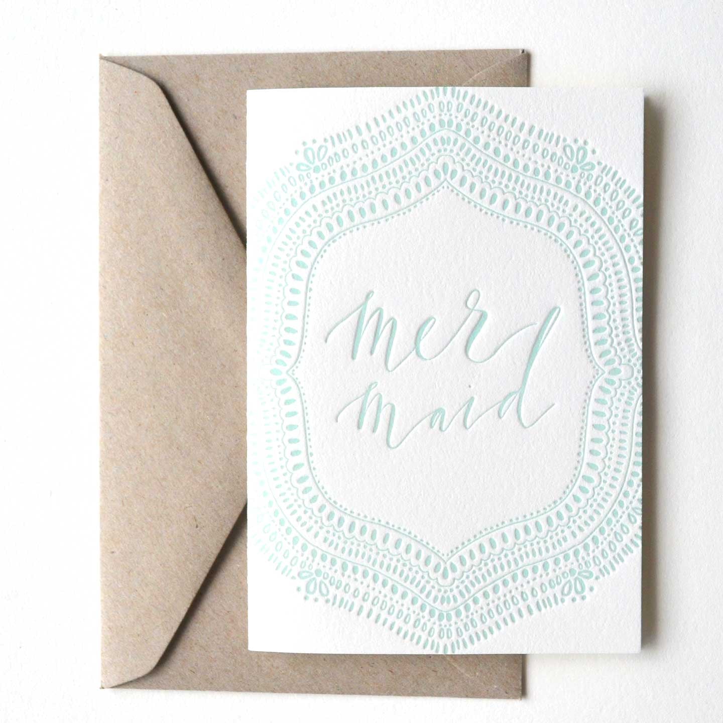 Mermaid Greeting Card