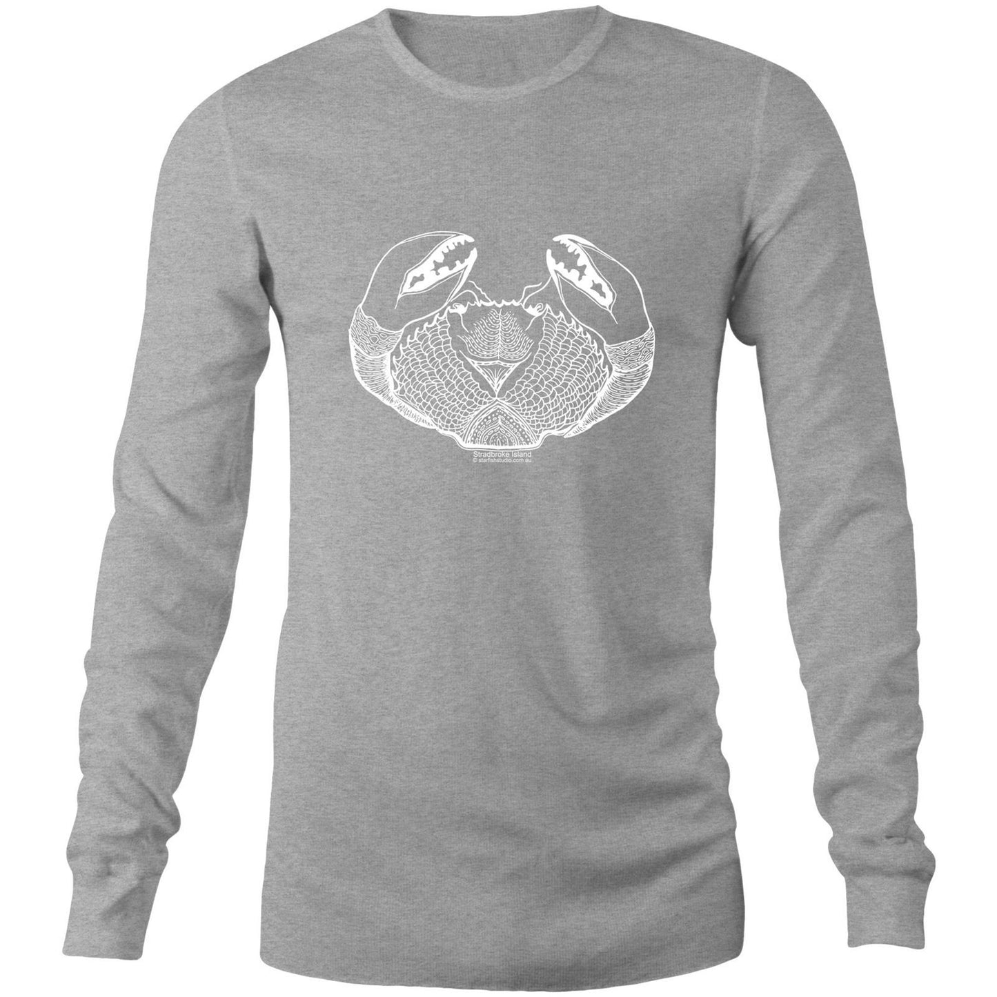 Printed to order- Unisex CRAB -  Long Sleeve T-Shirt