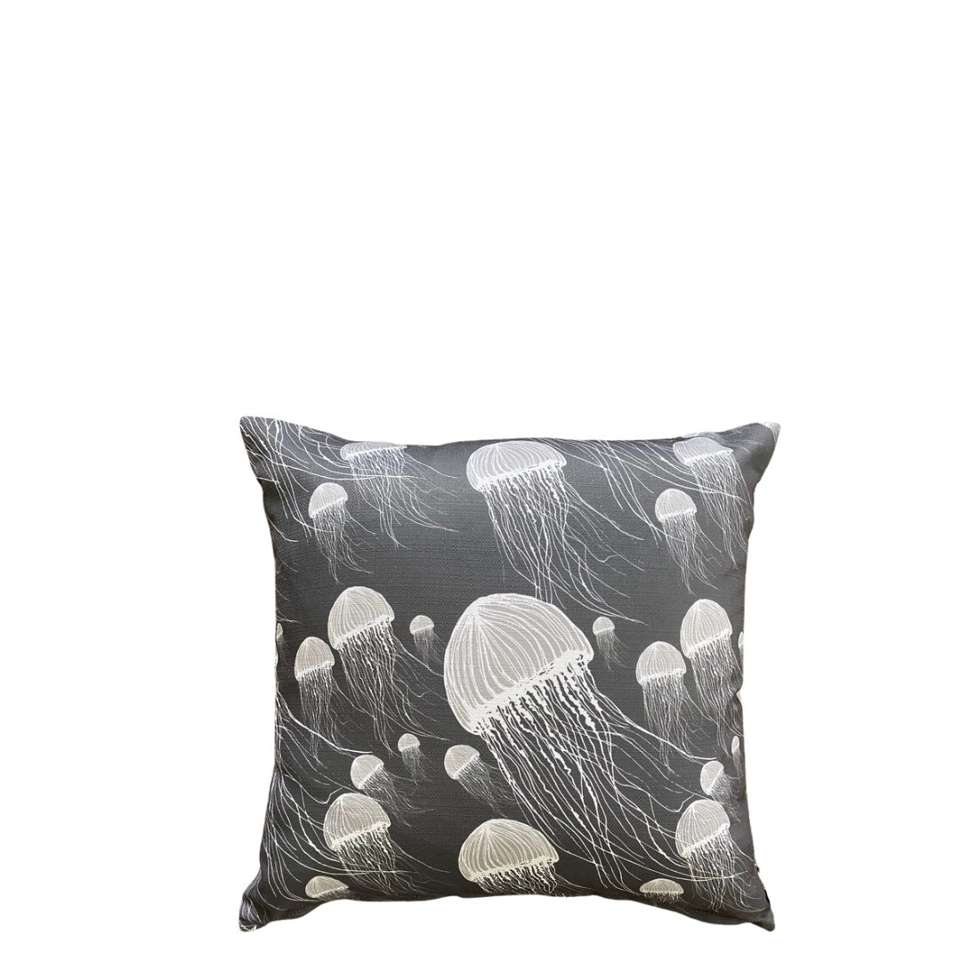 Outdoor / Indoor Cushion | Jellyfish - Driftwood