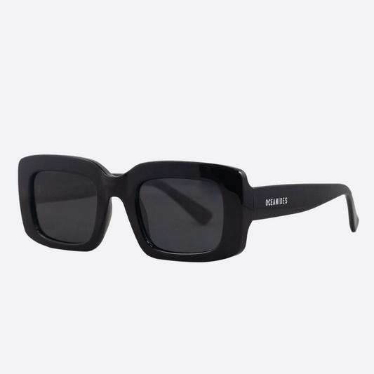 OCEANIDES POLARISED SUNGLASSES - IDA SHINY BLACK