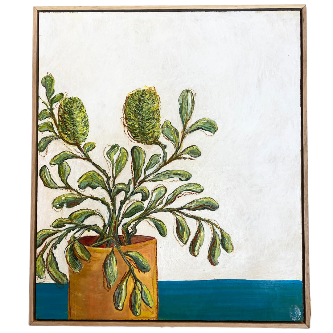 "Banksias in a Short Vase "  - Jess Scott