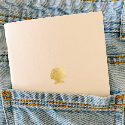 Mini Seashell Pocket Notebook