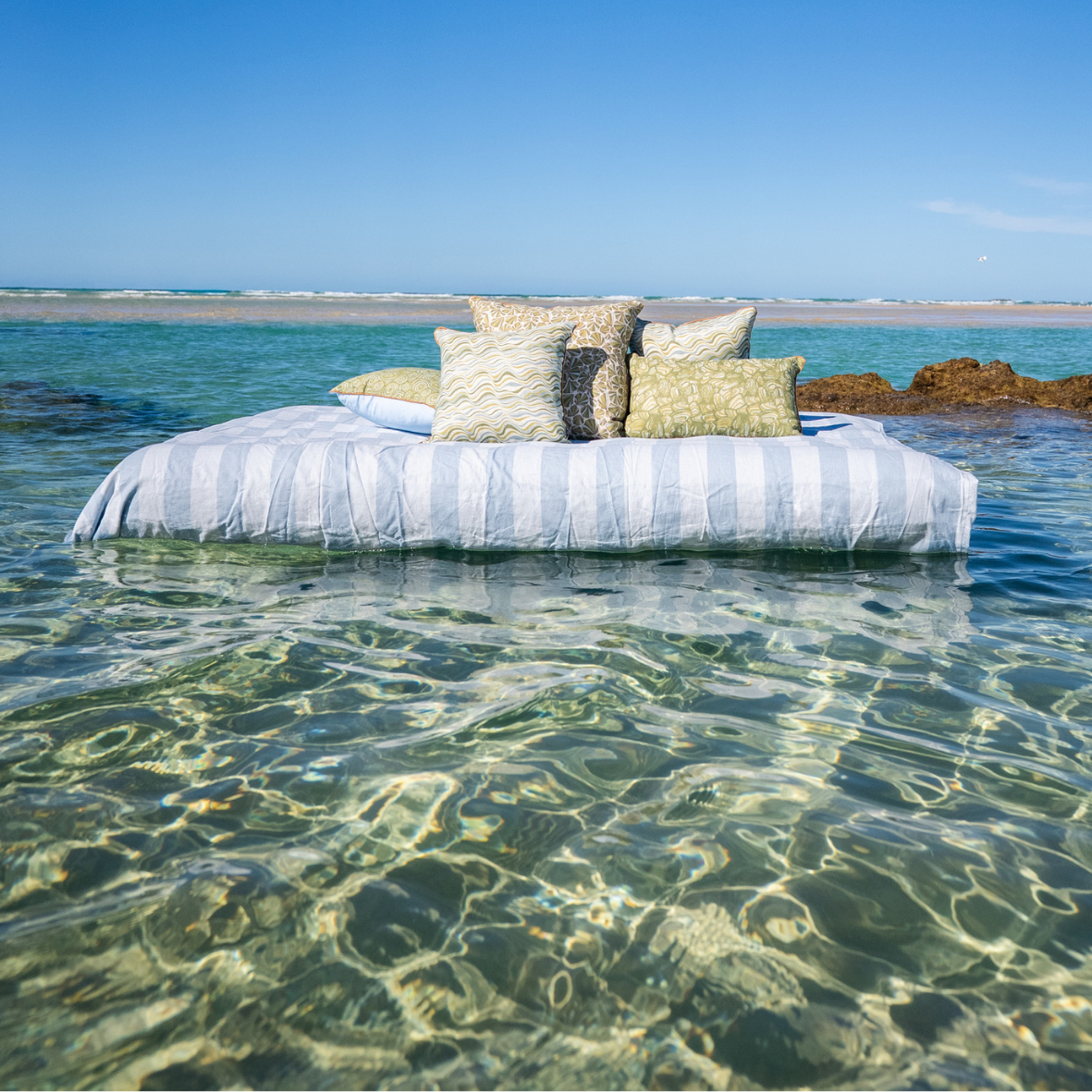 Linen Cushion Cover - Mangrove - Pipi