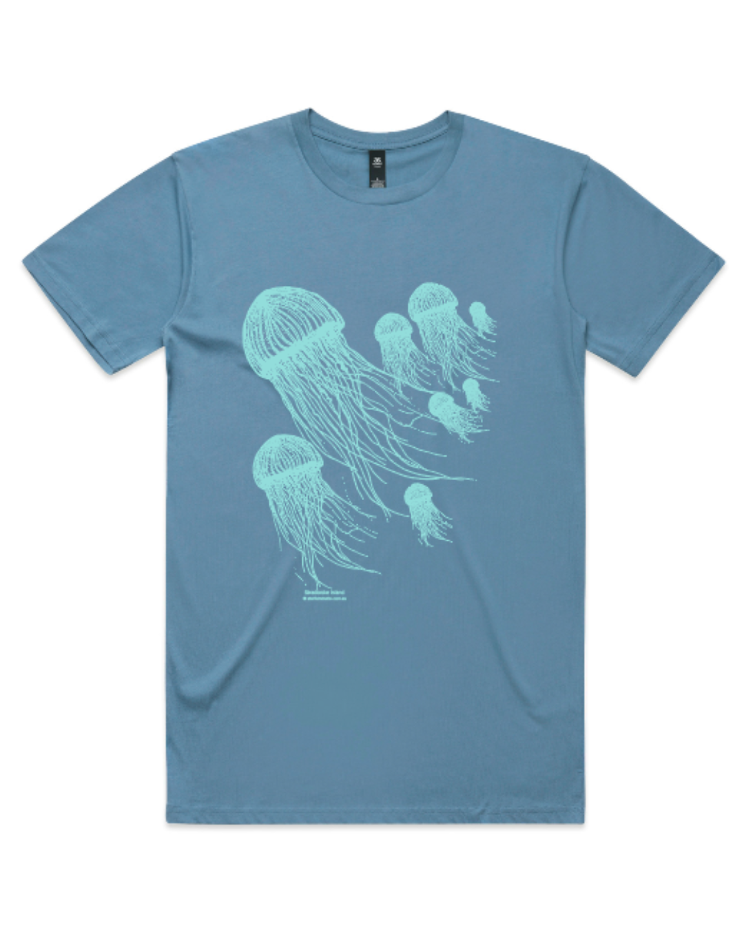 IN STOCK Unisex Jellyfish, Fog Blue T-SHIRT