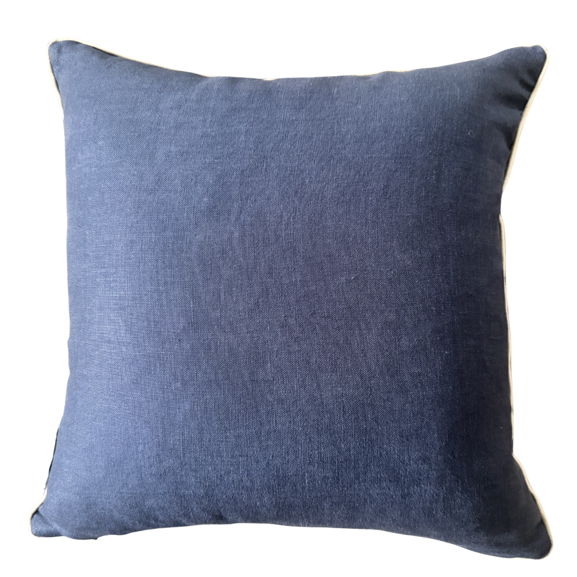 Linen Cushion Cover - Pacific - Straddie Stripe