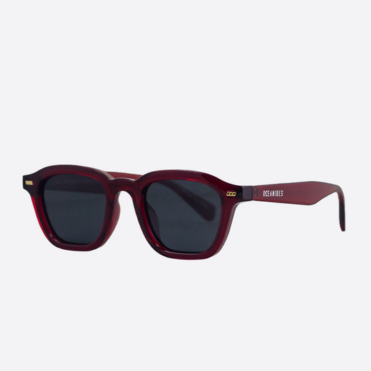 OCEANIDES POLARISED SUNGLASSES - NEDA CRYSTAL RED
