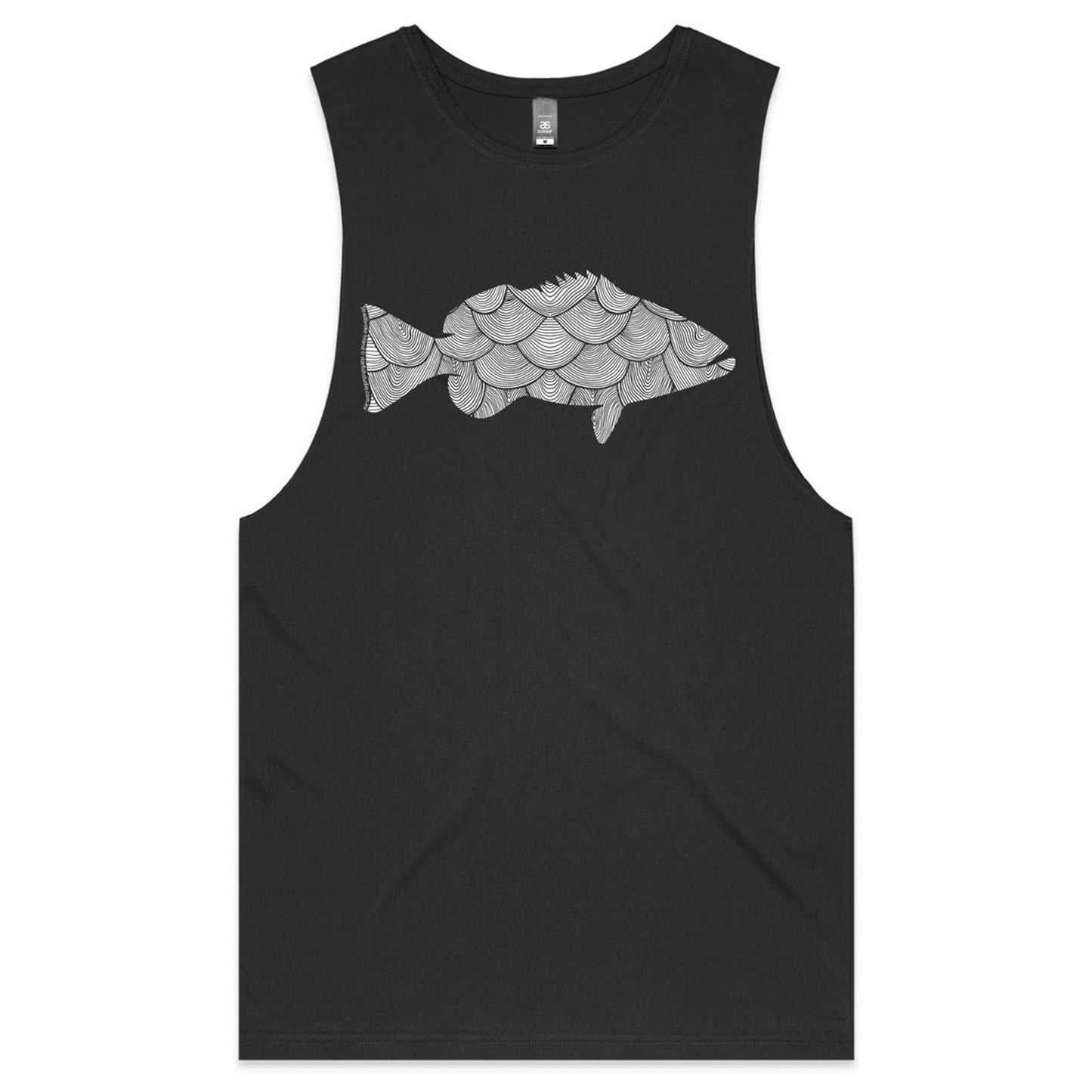 CUSTOM  Mens Tank FISH