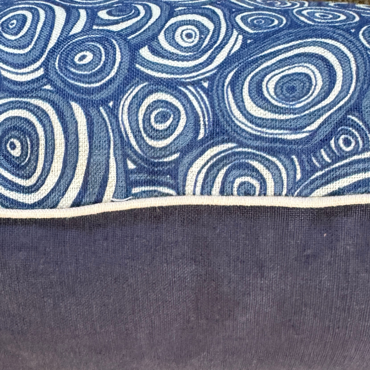 Linen Cushion Cover - Pacific - Growth Rings