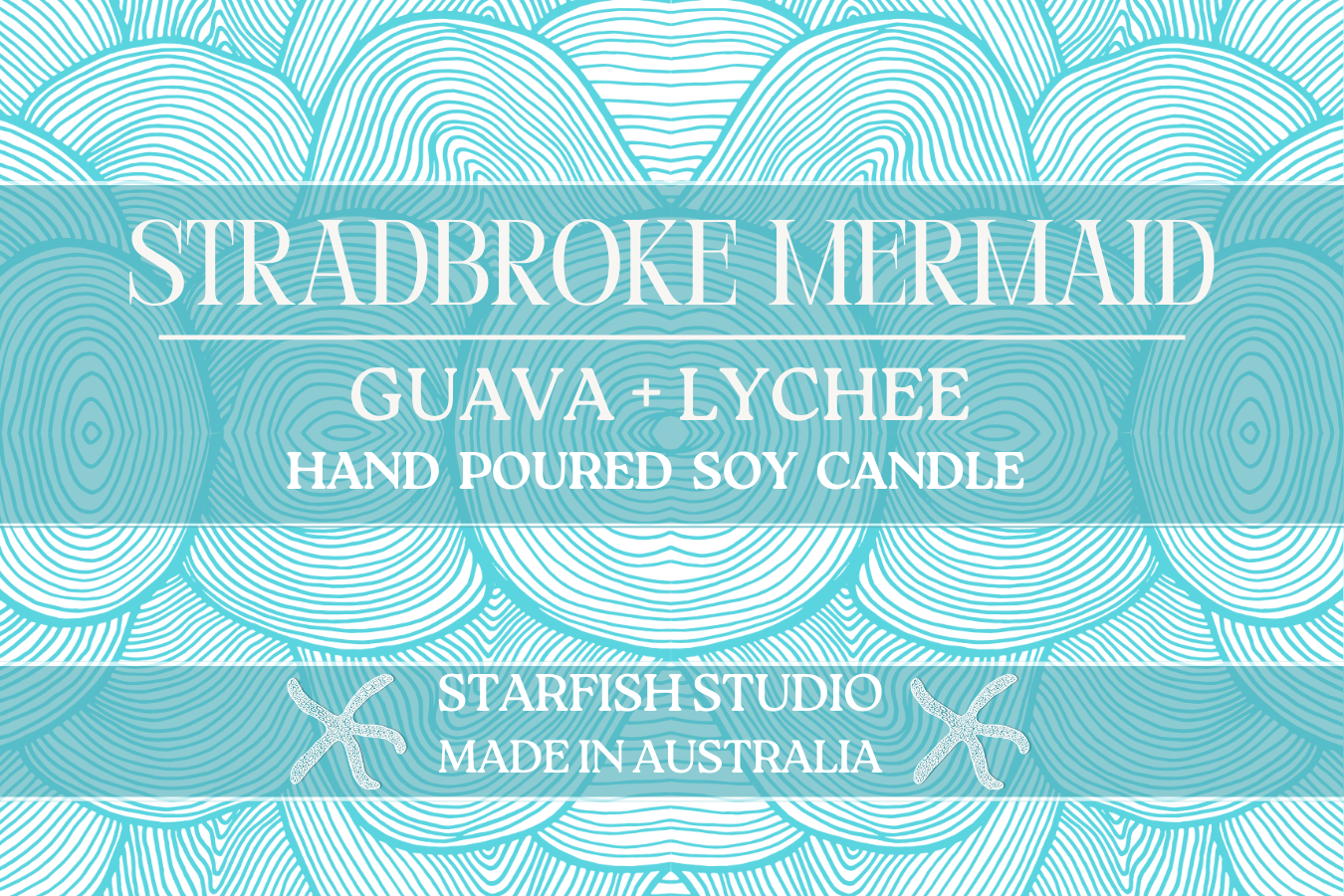 Candle - STRADBROKE MERMAID - Guava + Lychee