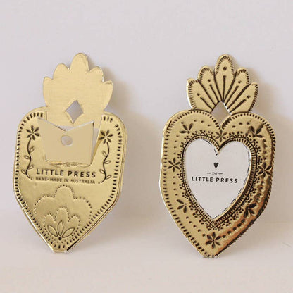 Mini Heart Frame - gold