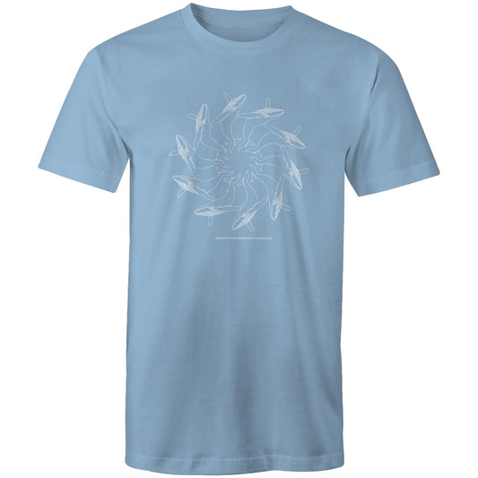 Printed to order- Unisex WHALE SPIRAL T-Shirt