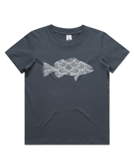 IN STOCK Kids Cod, Petrol Blue T-SHIRT