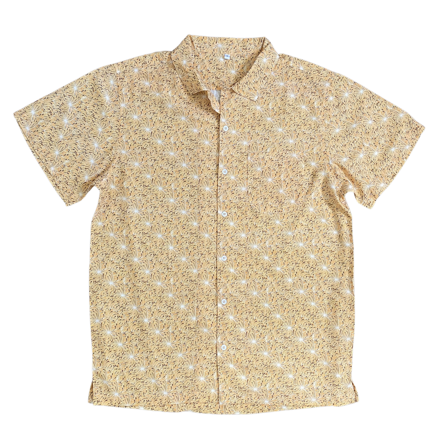 Mens Shirt - Lotus Seaweed Sunset