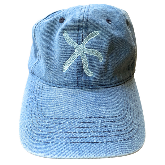 Starfish Caps - Mid Denim + Ice Blue