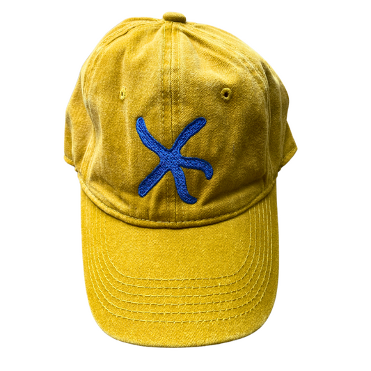 Starfish Caps - Mustard + Blue