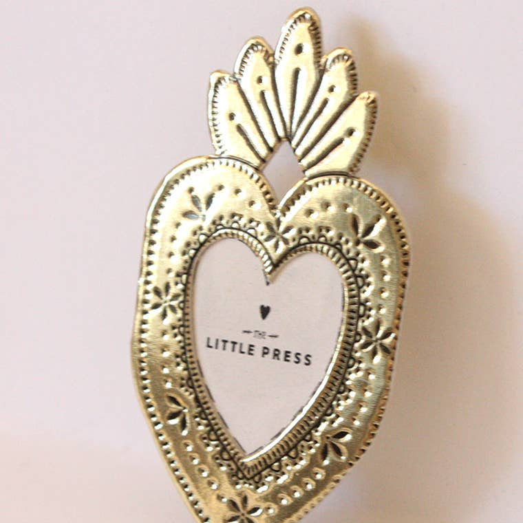 Mini Heart Frame - gold