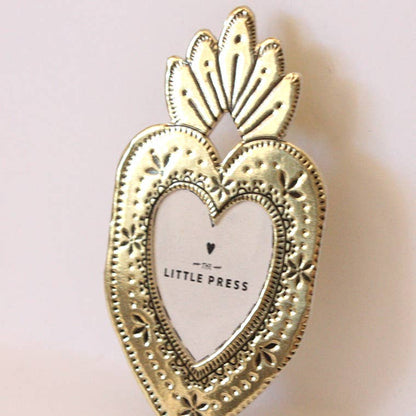 Mini Heart Frame - gold