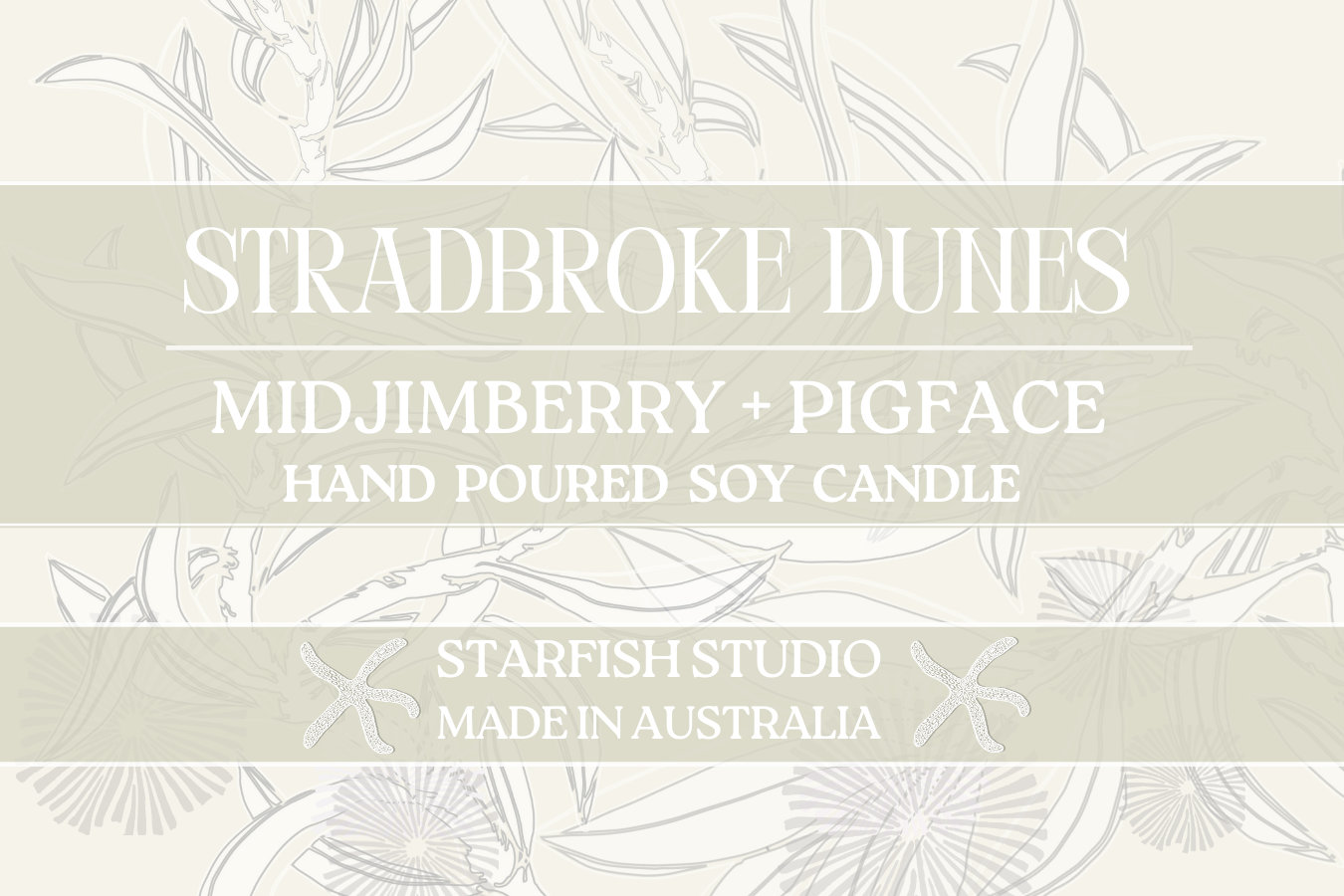 Candle - STRADBROKE DUNES - Midjimberry + Pigface