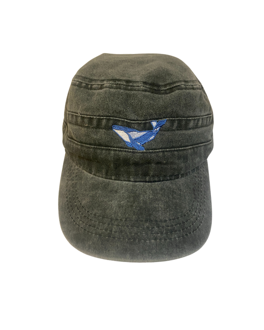 Whale  Train Driver Cap - Green