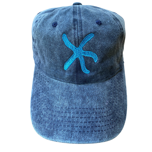 Starfish Caps - Navy + Sky Blue