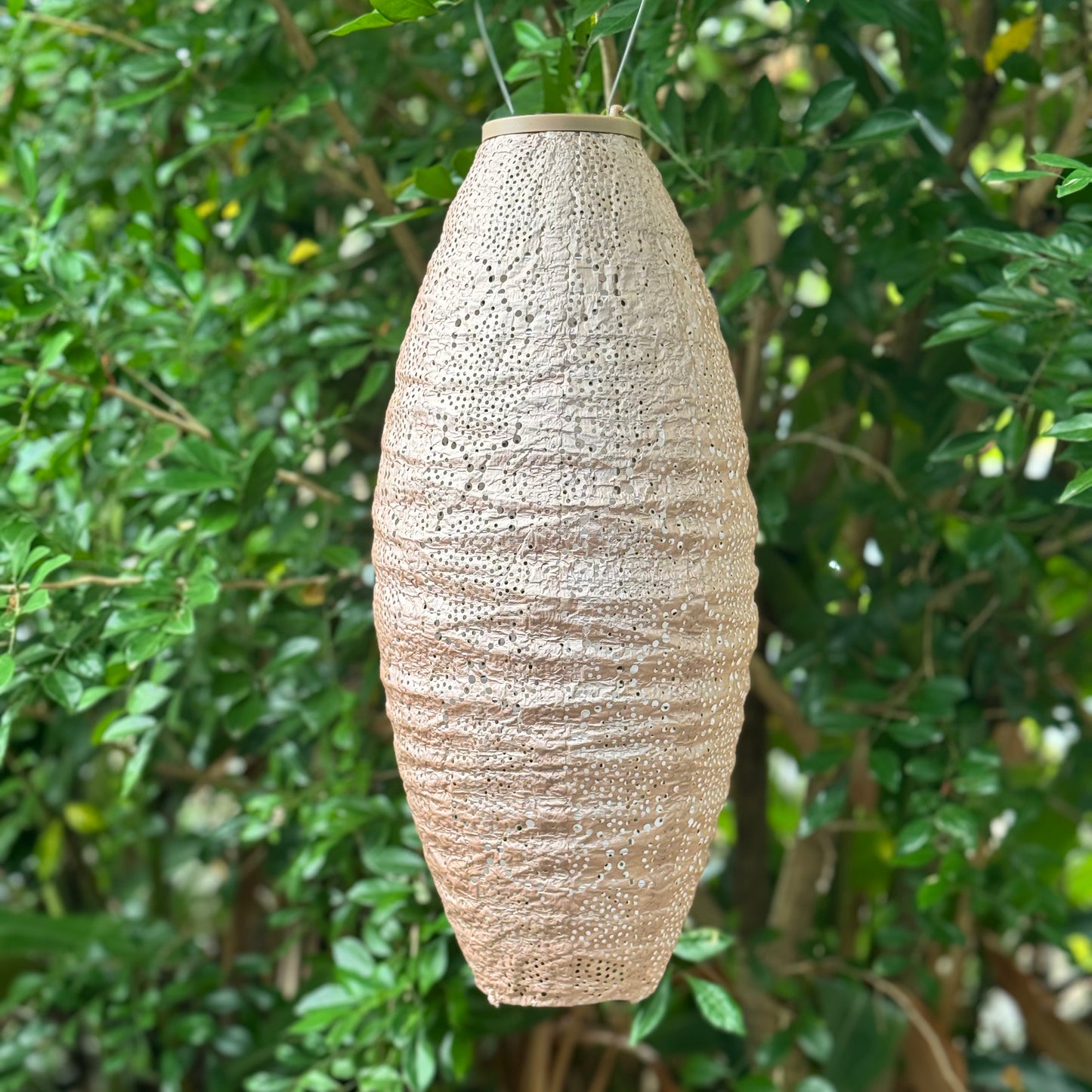 Solar Lumiz Lantern - Oval Pink Bazaar