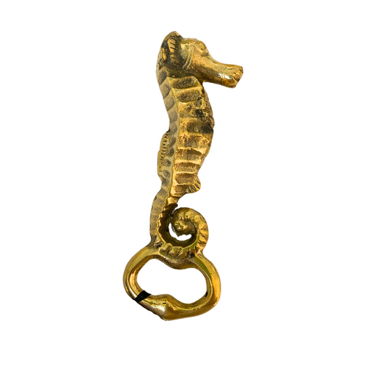 Brass Seahorse Bottle Opener