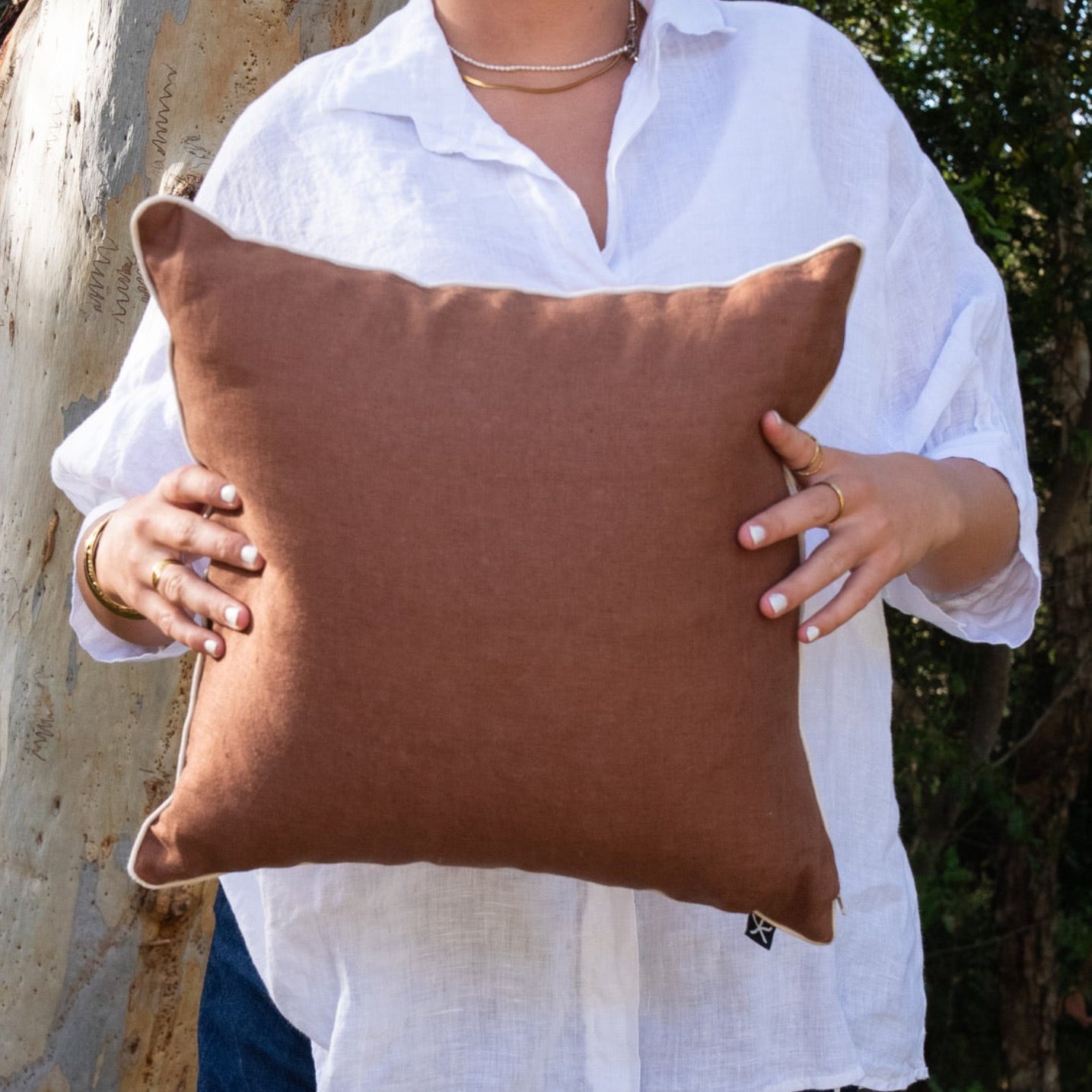 Linen Cushion Cover - Claytons - Shells