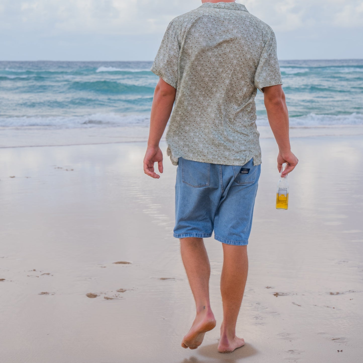 Mens Shirt - Lotus Seaweed - Dune Grass