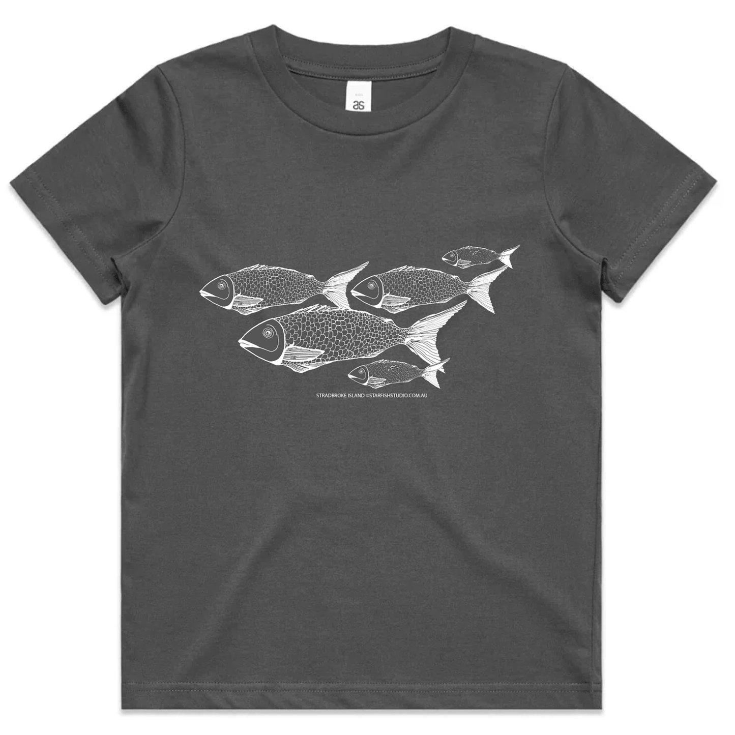 IN STOCK Kids Something's Fishy, grey T-SHIRT